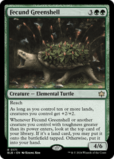 Carapaça Verde Fecunda / Fecund Greenshell - Magic: The Gathering - MoxLand